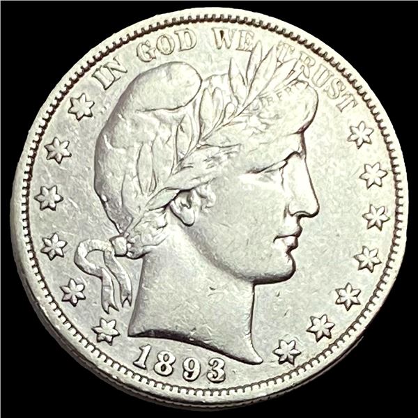 1893-O Barber Half Dollar LIGHTLY CIRCULATED LIGHTLY CIRCULATED