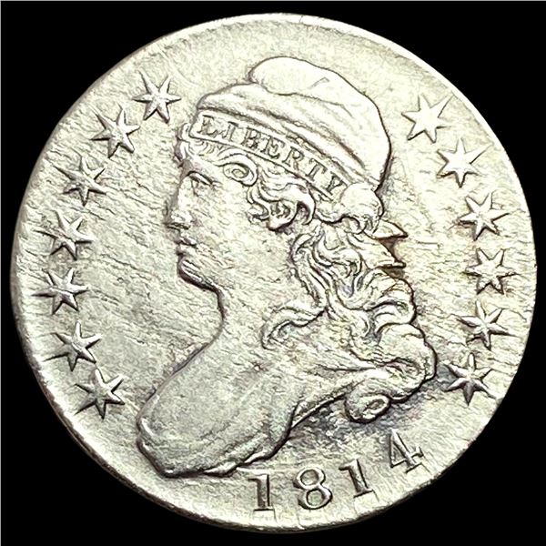 1814 Capped Bust Half Dollar NEARLY UNCIRCULATED NEARLY UNCIRCULATED