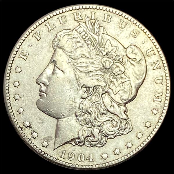 1904-S Morgan Silver Dollar CLOSELY UNCIRCULATED
