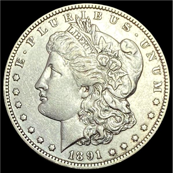 1891-O Morgan Silver Dollar CLOSELY UNCIRCULATED