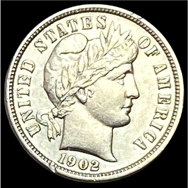 1902-O Barber Dime CLOSELY UNCIRCULATED