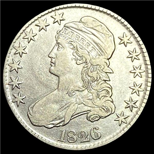 1826 Capped Bust Half Dollar LIGHTLY CIRCULATED