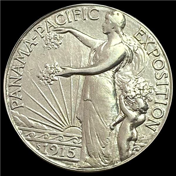 1915-S Panama-Pacific Half Dollar NEARLY UNC