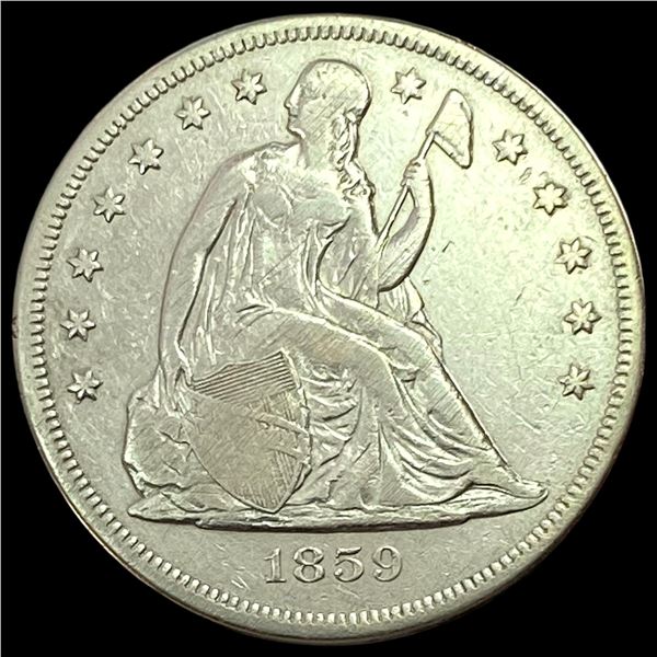 1859-O Seated Liberty Dollar LIGHTLY CIRCULATED