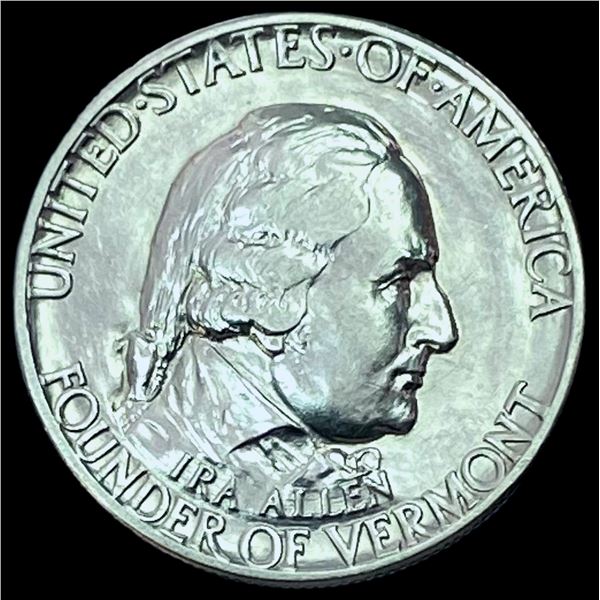 1927 Battle of Bennington Half Dollar GEM BU GEM BU