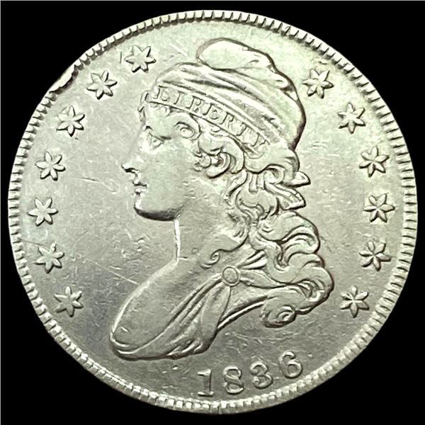 1836 Capped Bust Half Dollar CLOSELY UNCIRCULATED CLOSELY UNCIRCULATED