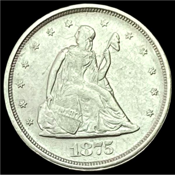 1875-S Twenty Cent Piece CLOSELY UNCIRCULATED