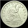 Image 1 : 1853-O Arr. Rays Seated Liberty Quarter LIGHTLY CIRCULATED