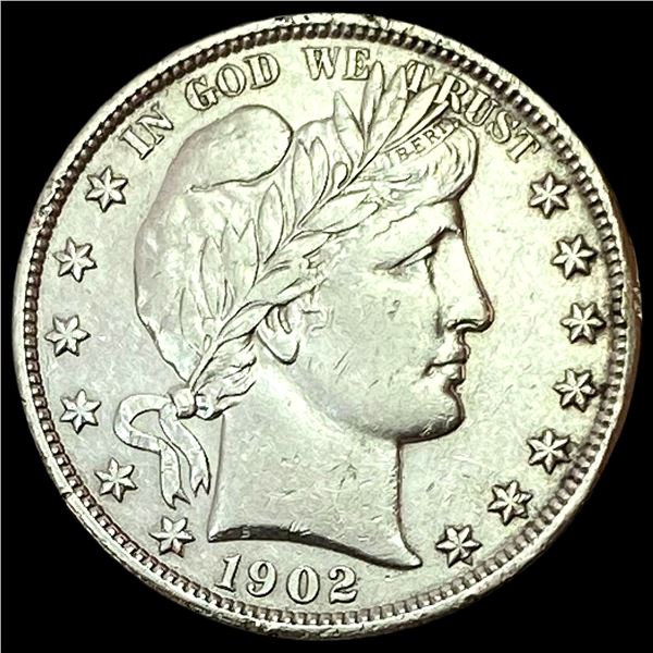 1902 Barber Half Dollar LIGHTLY CIRCULATED LIGHTLY CIRCULATED
