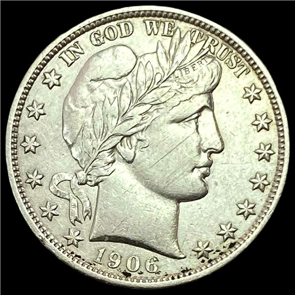1906 Barber Half Dollar CLOSELY UNCIRCULATED