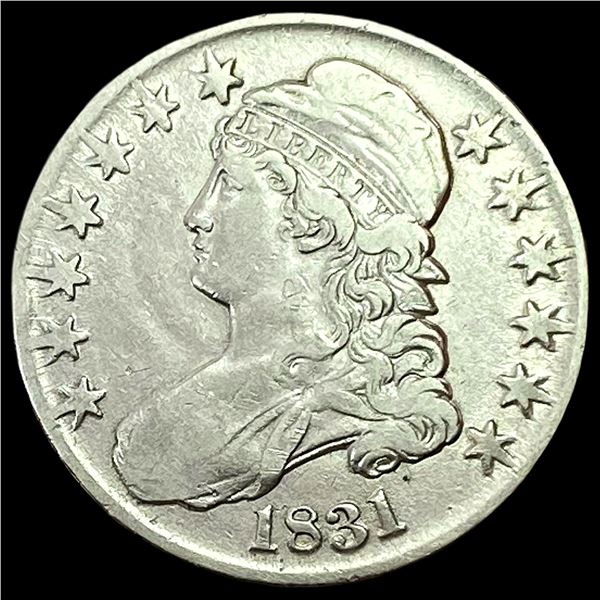 1831 Capped Bust Half Dollar LIGHTLY CIRCULATED