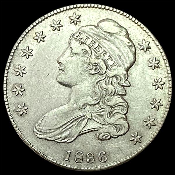 1836 Capped Bust Half Dollar ABOUT UNCIRCULATED