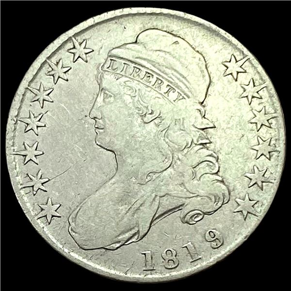 1819/8 Capped Bust Half Dollar LIGHTLY CIRCULATED