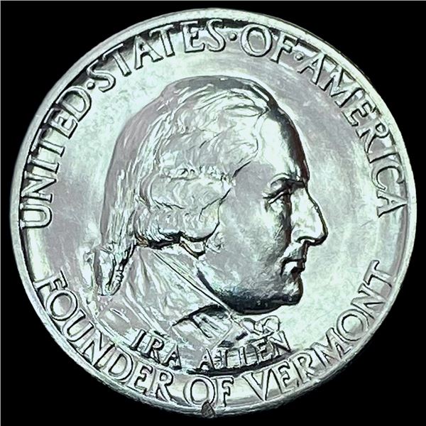 1927 Vermont Half Dollar GEM BU