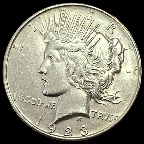 1923-D Silver Peace Dollar CLOSELY UNCIRCULATED