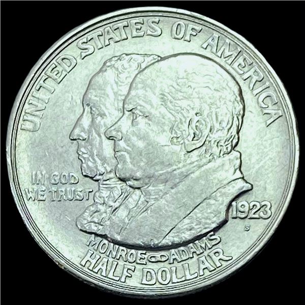 1923-S Monroe Half Dollar CHOICE AU