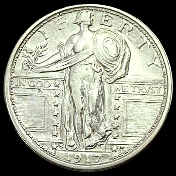 1917-S Standing Liberty Quarter CLOSELY UNCIRCULAT CLOSELY UNCIRCULATED