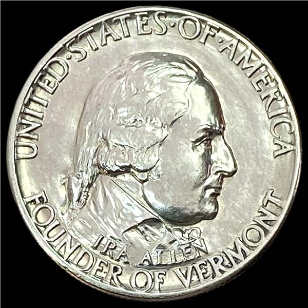 1927 Vermont Sesquicentennial Half Dolla UNCIRCULA UNCIRCULATED