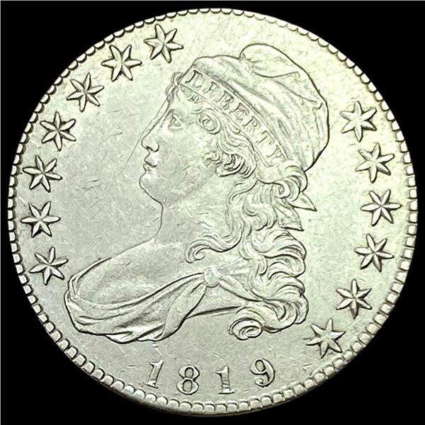 1819 Capped Bust Half Dollar CLOSELY UNCIRCULATED CLOSELY UNCIRCULATED