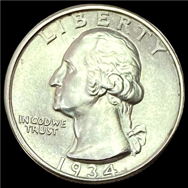 1934 Washington Quarter UNC