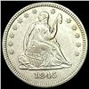 Image 1 : 1845 Seated Liberty Quarter CLOSELY UNCIRCULATED