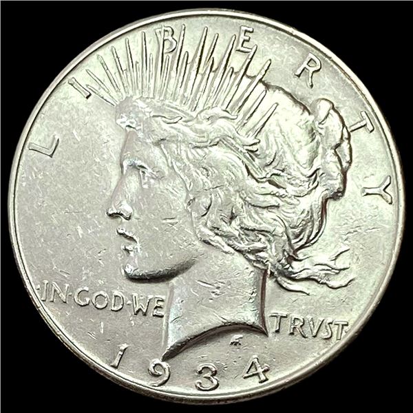 1934-S Peace Dollar LIGHTLY CIRCULATED LIGHTLY CIRCULATED