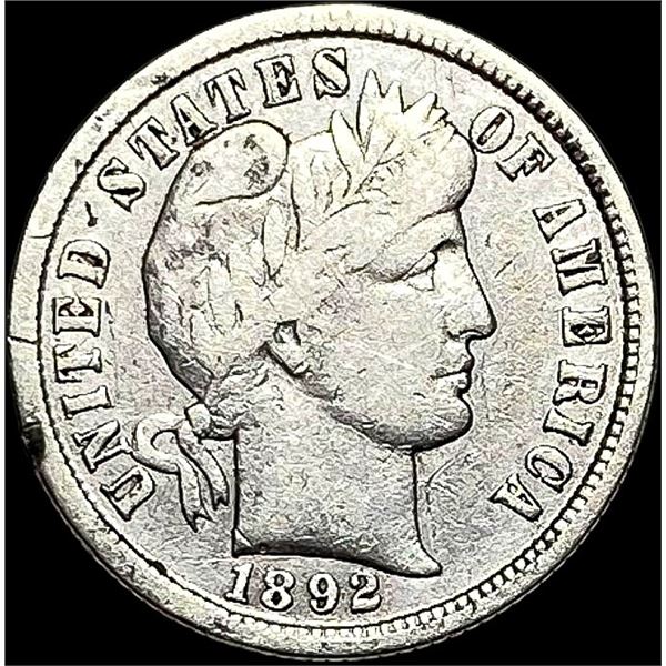 1892-S Mercury Dime LIGHTLY CIRCULATED