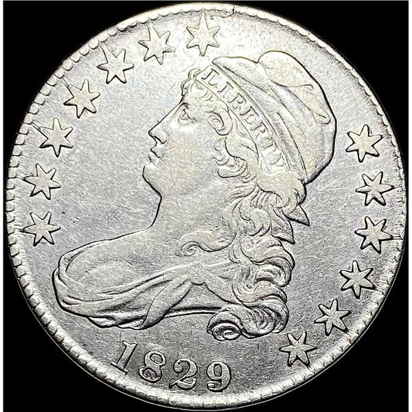 1829 Capped Bust Half Dollar CLOSELY UNCIRCULATED
