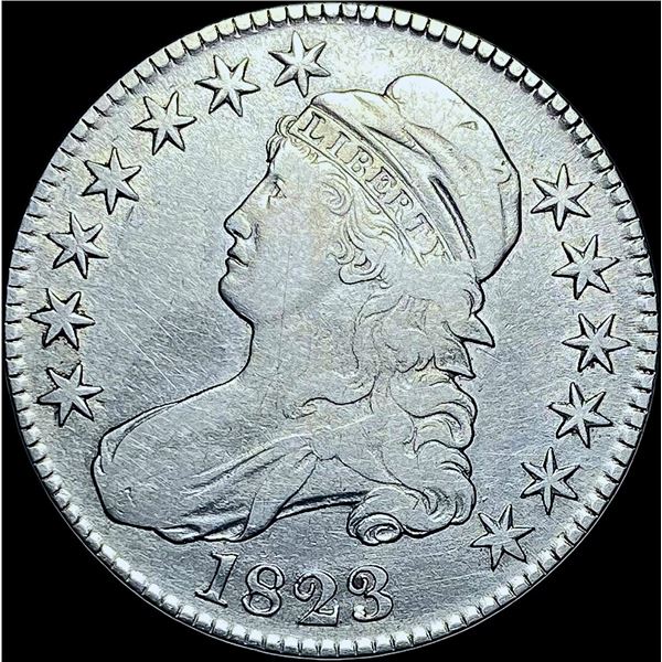 1823 Capped Bust Half Dollar AU