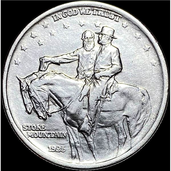 1925 Stone Mountain Half Dollar CLOSELY UNCIRCULATED CLOSELY UNCIRCULATED