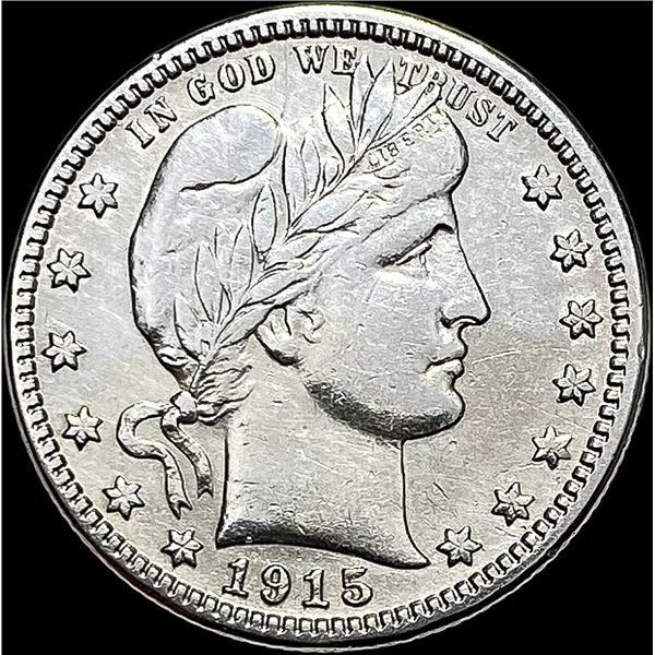1915-S Barber Quarter CLOSELY UNCIRCULATED
