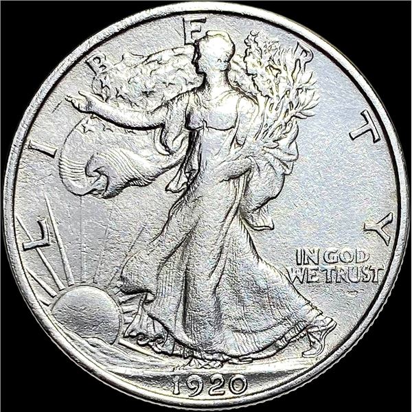 1920-S Walking Liberty Half Dollar CLOSELY UNCIRCULATED