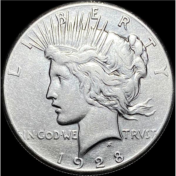 1928 Peace Silver Dollar LIGHTLY CIRCULATED