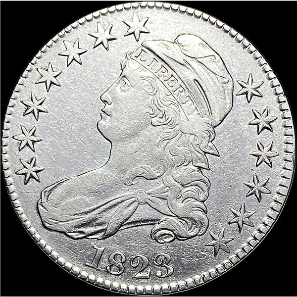 1823 Capped Bust Half Dollar CLOSELY UNCIRCULATED