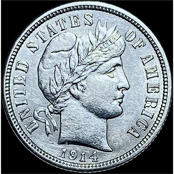 1914-D Barber Dime CHOICE BU