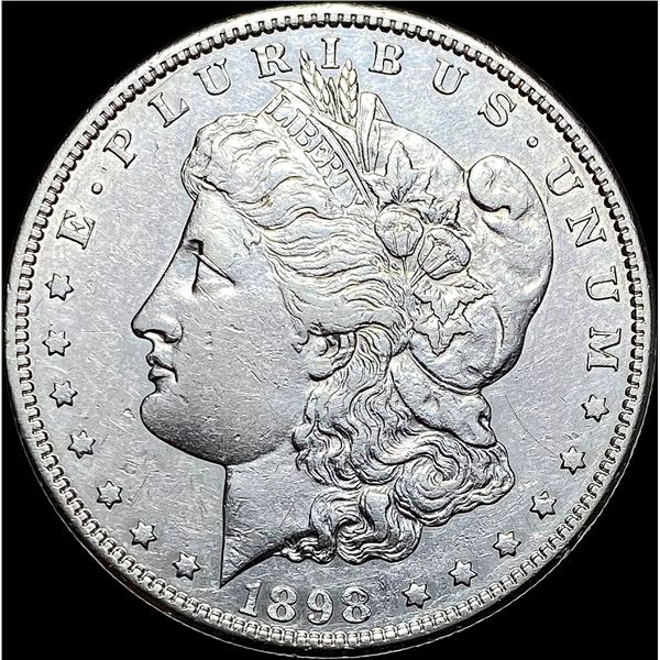 1898-S Morgan Silver Dollar CLOSELY UNCIRCULATED CLOSELY UNCIRCULATED