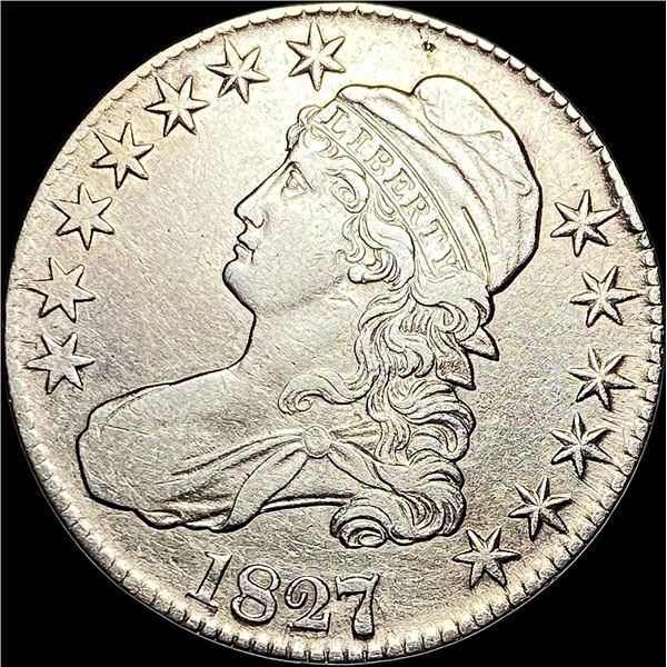 1827 Capped Bust Half Dollar CLOSELY UNCIRCULATED