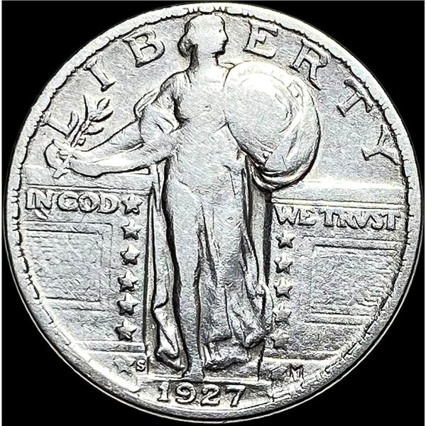 1927-S Standing Liberty Quarter LIGHTLY CIRCULATED