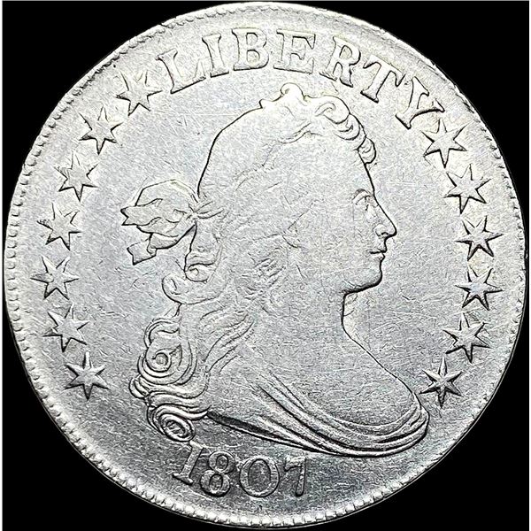 1807 Draped Bust Half Dollar LIGHTLY CIRCULATED