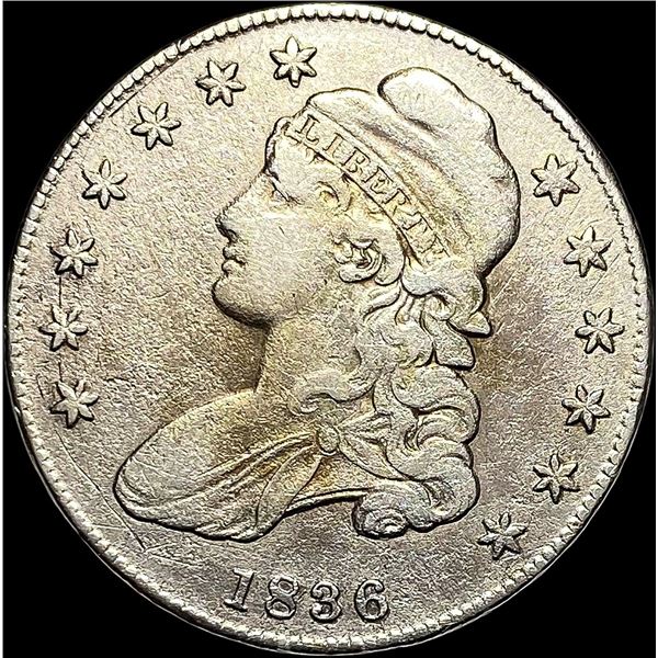 1836 Capped Bust Half Dollar CLOSELY UNCIRCULATED