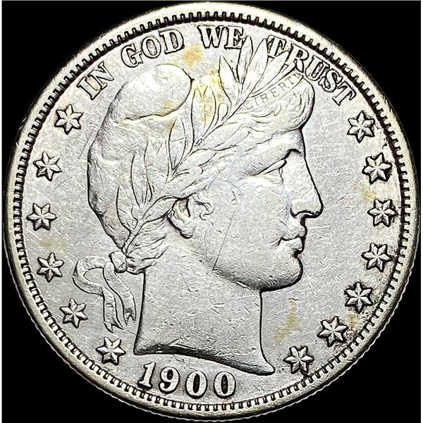 1900-S Barber Half Dollar CLOSELY UNCIRCULATED