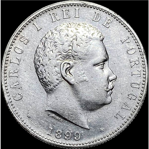 1899 Portugal 1000 Reis CLOSELY UNCIRCULATED