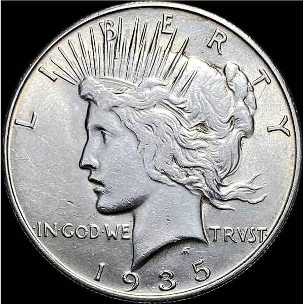 1935-S Peace Dollar CLOSELY UNCIRCULATED