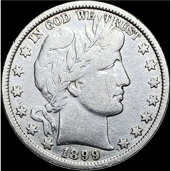 1899 Barber Half Dollar LIGHTLY CIRCULATED