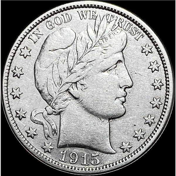 1915-D Barber Half Dollar NEARLY UNCIRCULATED