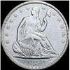 Image 1 : 1858 Seated Liberty Half Dollar CLOSELY UNCIRCULAT CLOSELY UNCIRCULATED