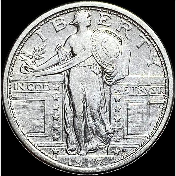 1917 Standing Liberty Quarter NEARLY UNCIRCULATED NEARLY UNCIRCULATED