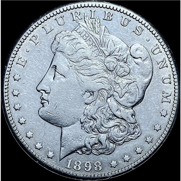 1898-S Morgan Silver Dollar CHOICE AU