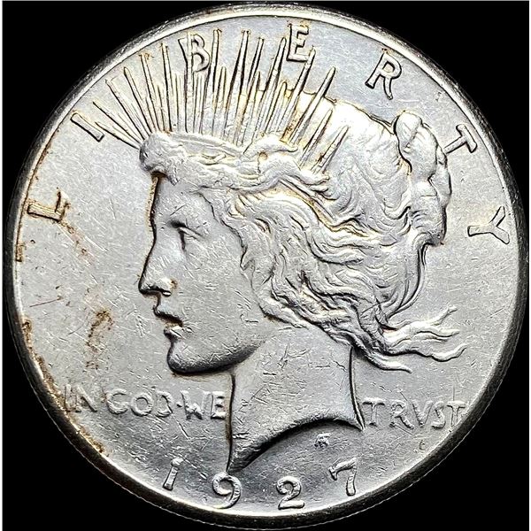 1927 Silver Peace Dollar LIGHTLY CIRCULATED
