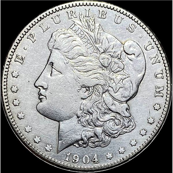 1904-S Morgan Silver Dollar NEARLY UNCIRCULATED